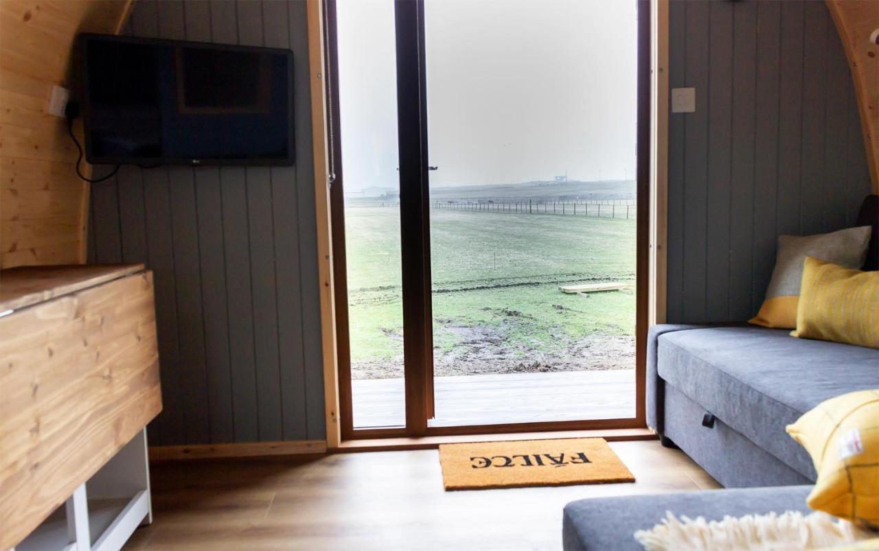 Ferienwohnung Air A' Chroit Luxury Pods Paible Exterior foto