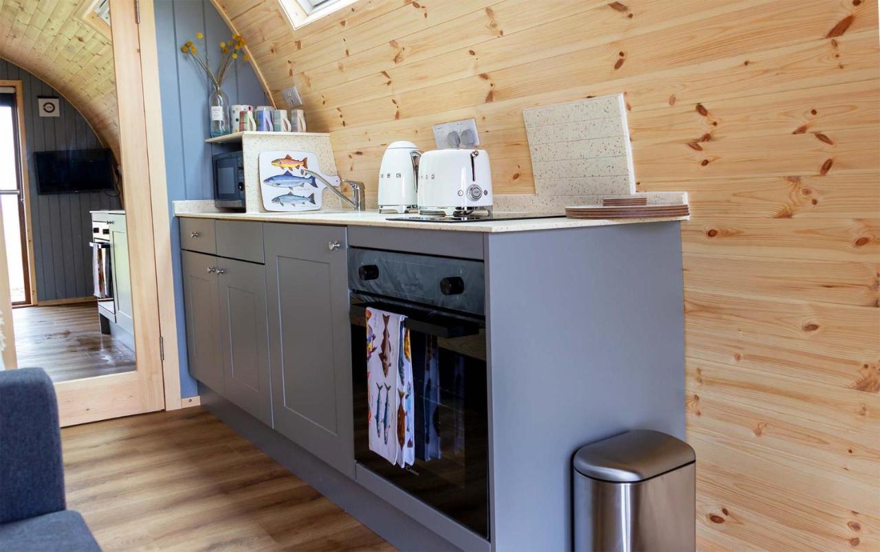Ferienwohnung Air A' Chroit Luxury Pods Paible Exterior foto