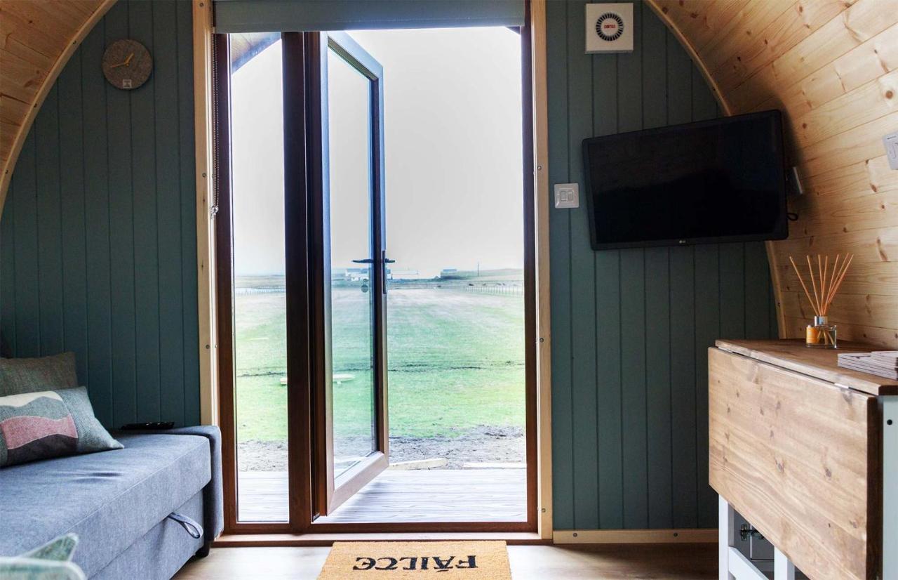 Ferienwohnung Air A' Chroit Luxury Pods Paible Exterior foto