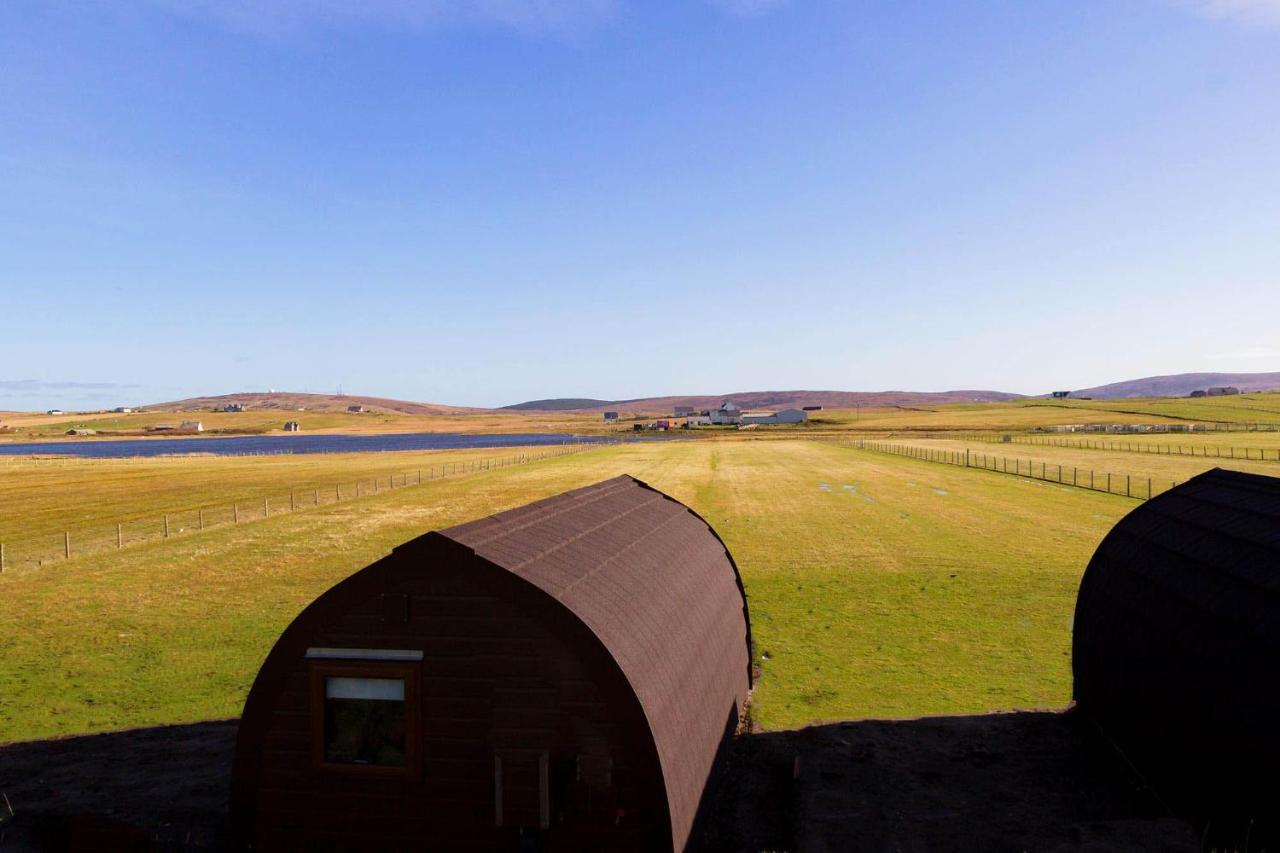 Ferienwohnung Air A' Chroit Luxury Pods Paible Exterior foto